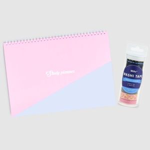 A4 STUDY PLANNER WITH ABSTRACTION WASHI TAPE